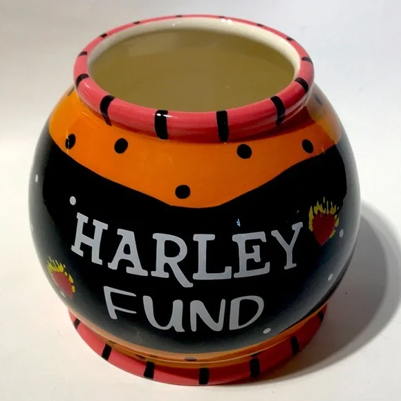 Harley Fund Ceramic Jar by Ganz - Picture 3 of 7